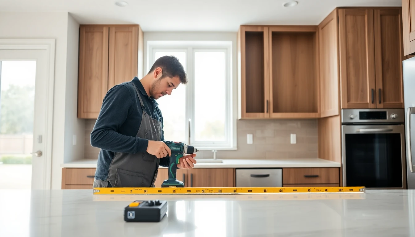 Custom Cabinet Installation