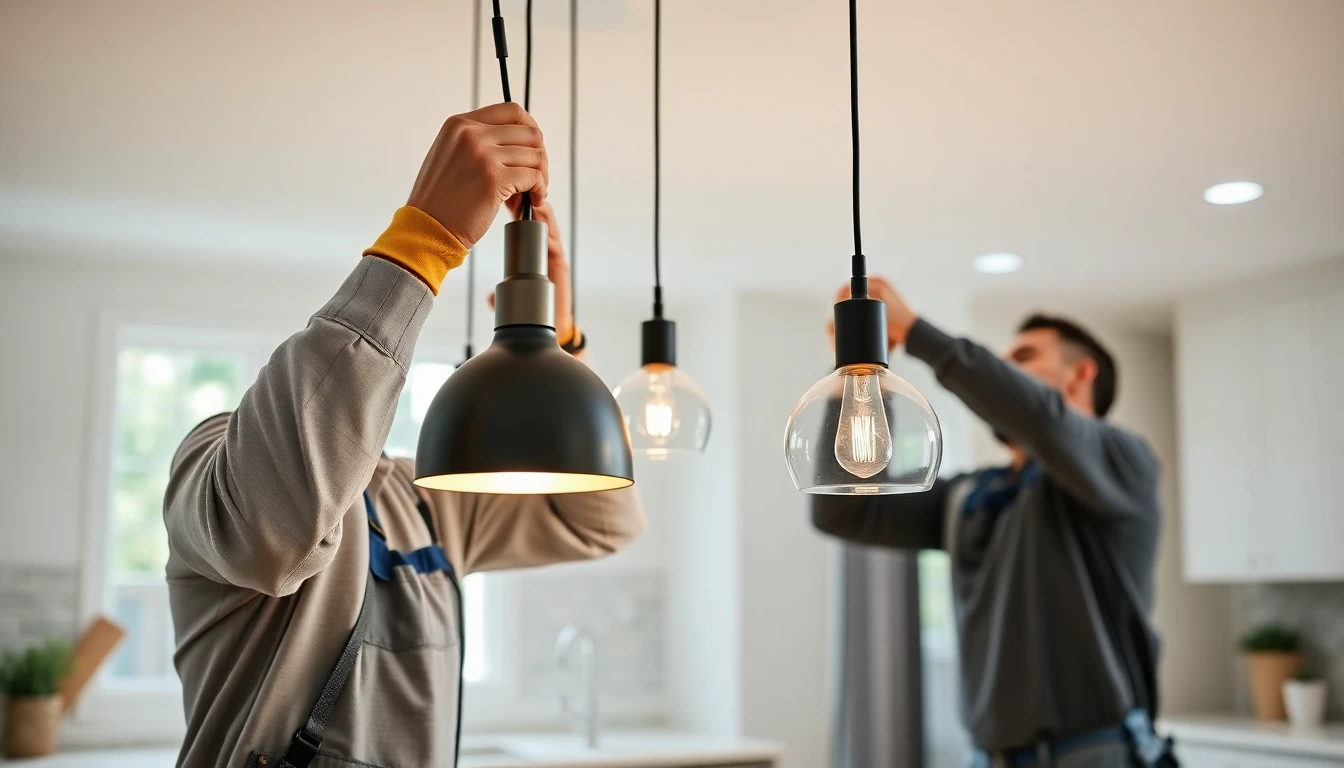 Pendant Lighting Installation